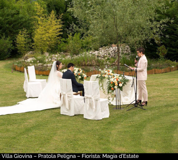 Location: Villa Giovina – Pratola Peligna – Fiorista: Magia d’Estate